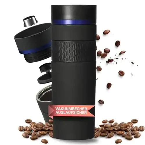 Thermobecher Uakeii Elasto Premium Edelstahl Merkur 450 ml