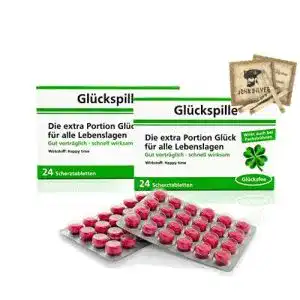 Scherztabletten Erfurth Fun Lustige Pillen Glückspille 2er Set