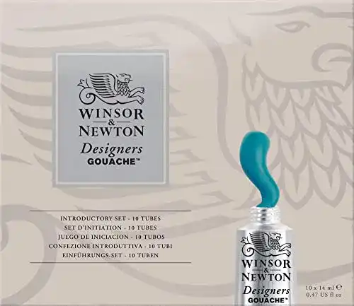 Gouachefarben Winsor & Newton Designers Gouache Set mit 10 Farben