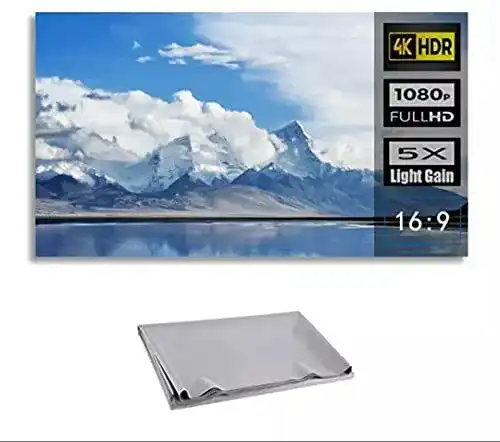Kontrastleinwand für Ambient Displays und Beamer