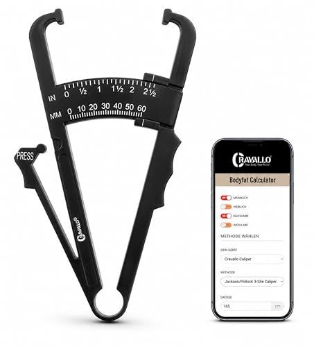 Caliper-Zange Cravallo Caliper Körperfettmessgerät für präzise Messungen