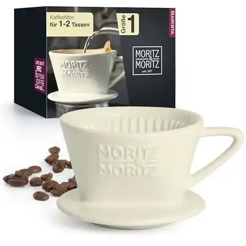 Porzellan Kaffeefilter von Moritz & Moritz Wiederverwendbar und nachhaltig
