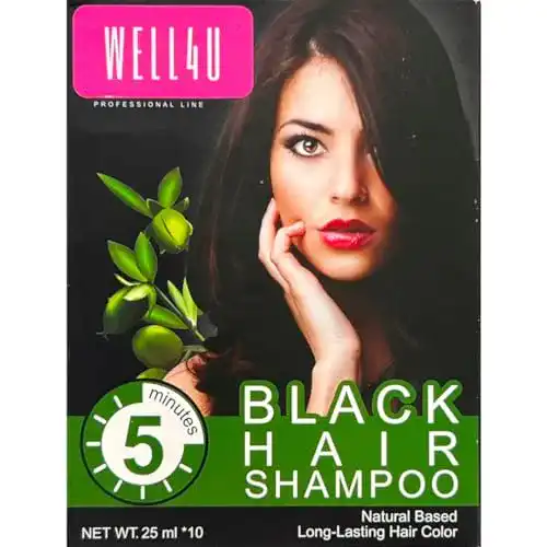 WELL4U Black Hair Shampoo gegen graue Haare