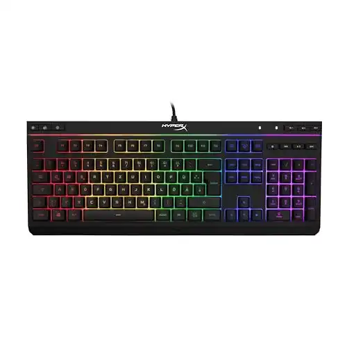 HyperX Alloy Core RGB Tastatur für Gaming mit Membrantechnologie