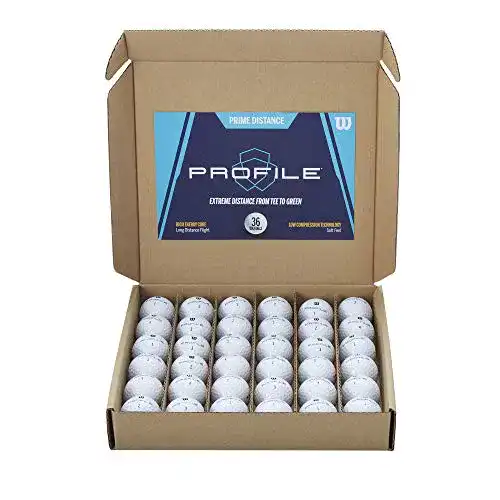Wilson Golfbälle im 36er-Pack Prime Distance Profile