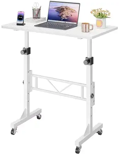 Manuell höhenverstellbarer Schreibtisch von Homidec für Zuhause und Home Office
