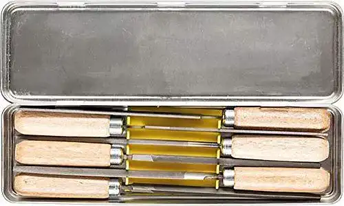 Schlüsselfeilen Set 265 K von PFERD TOOLS in Metallbox mit 6 Feilen, 100mm