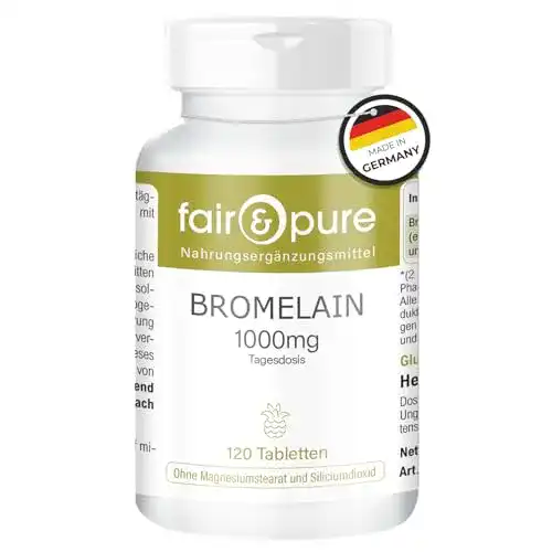 Bromelain Fair & Pure 500mg – Hochdosiertes Ananasenzym