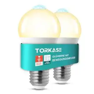 Glühbirne mit Bewegungsmelder Torkase, 13W E27 LED Lampe