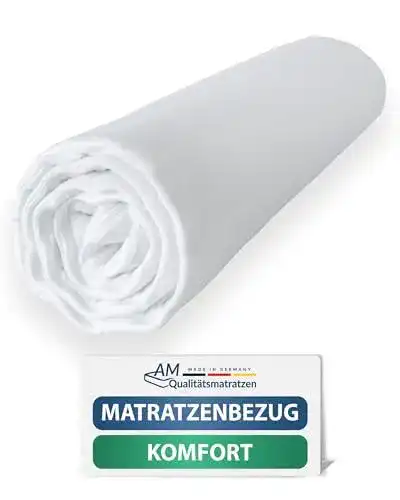 Qualitätsmatratzenbezug 90×200 cm mit Reißverschluss und Klimafaser