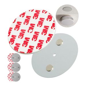 Rauchmelder Magnethalter von Your Day Mate, 4 Stück, Ø 70 mm