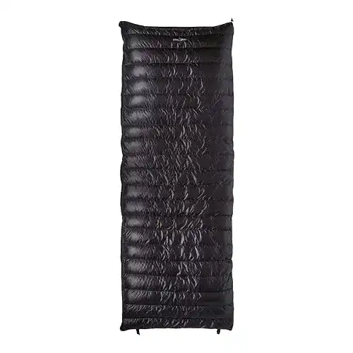 Daunenschlafsack Lowland Outdoor Ultra Compact Blanket für Camping und Reisen