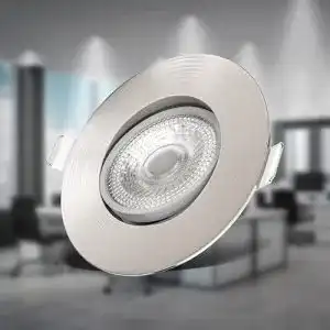 Dimmbarer LED-Spot B.k.licht – 3er Set Einbaustrahler 230V