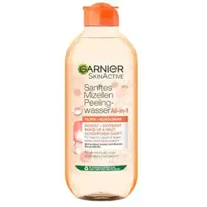 Garnier Sanftes Mizellen Peelingwasser 400 ml für Gesichtsreinigung