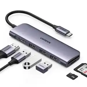 UGREEN Revodok USB-C Hub 6 in 1 mit 4K HDMI Anschluss