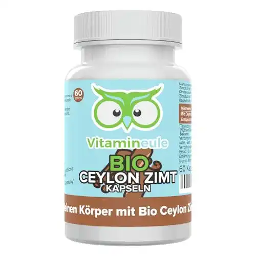 Bio Ceylon Zimt Kapseln von Vitamineule – hochdosiert und vegan