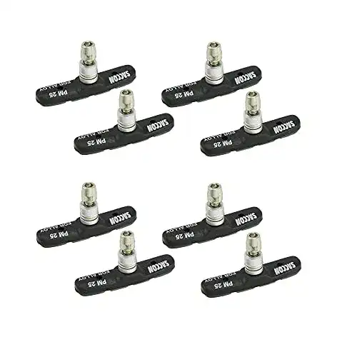 Bremsbeläge für Fahrräder P4B, 4 Paar V-Brake 70 mm