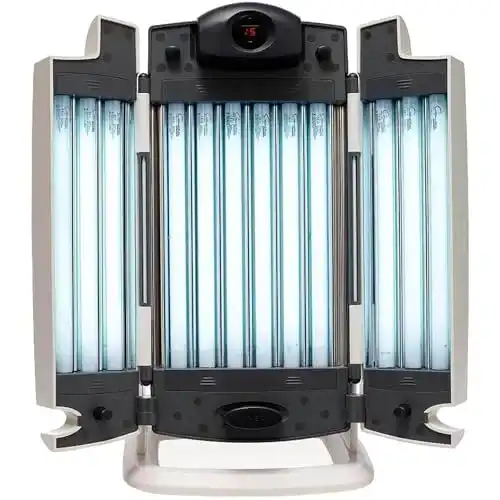 Gesichtsbräuner Time4Wellness Facial Tanner AluReflec mit Aluminium-Reflektoren