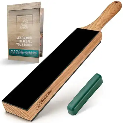 BeaverCraft LS6 Leder Streichriemen zum Schärfen von Messern