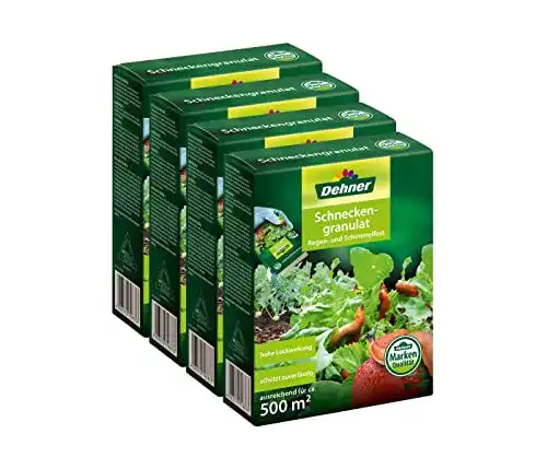 Dehner Schneckenkorn, 4 x 250 g (1 kg), für bis zu 2000 m²