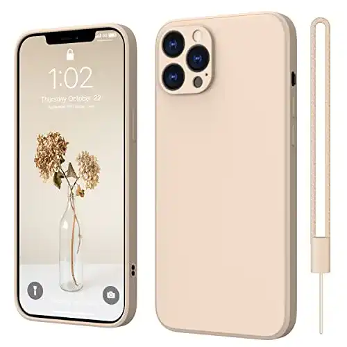 ElestBela iPhone 12 Pro Hülle Ultra dünne Silikon Schutzhülle