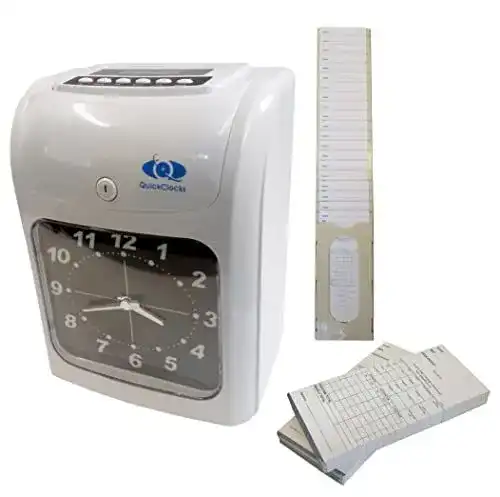 Stempeluhr QuickClocks Starter Paket mit Karten und Zubehör