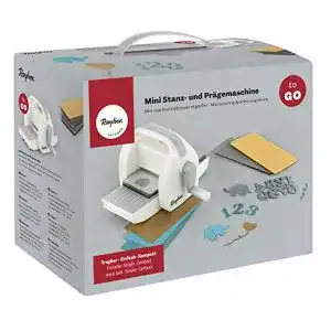 Rayher 60999000 Mini-Stanz- und Prägemaschine für Kreativprojekte