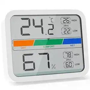 Min-Max-Thermometer Liorque digitales Innenraumthermometer