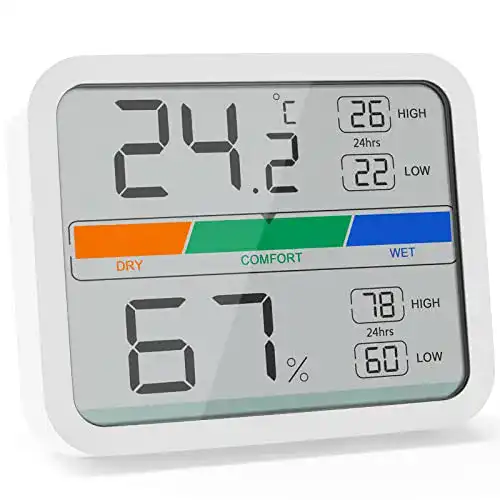 Min-Max-Thermometer Liorque digitales Innenraumthermometer