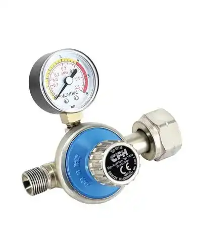 Propanregler CFH für Gasflaschen mit stufenlos einstellbarem Druck