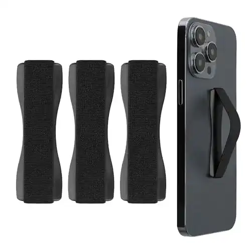 Handy Fingerhalter Kwmobile Smartphone Fingerhalter Set für Einhandbedienung