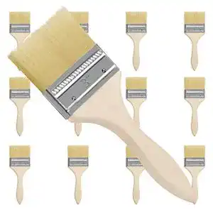 Kurtzy Flachpinselset 12er Pack mit 76,2mm Pinselkopf