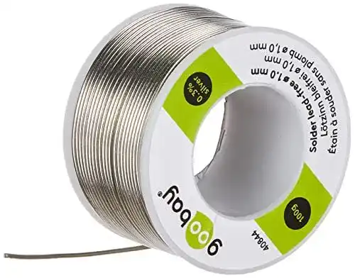 Lötzinn goobay 40844 bleifrei 1mm Lötdraht mit Flussmittel 100g