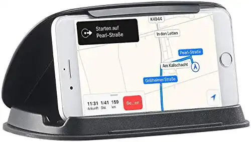 Navi-Halterung für Armaturenbrett von Lescars – Universal Mobilgeräte Halterung