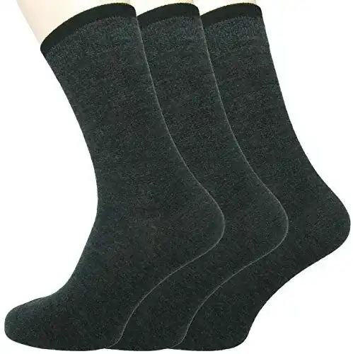 Merino Socken für Herren im 3er-Pack von Loonysocks in Dunkelgrau