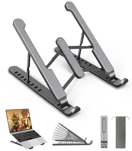 Laptop-Ständer AOVUYCK mit 8 Neigungsstufen für ergonomisches Arbeiten