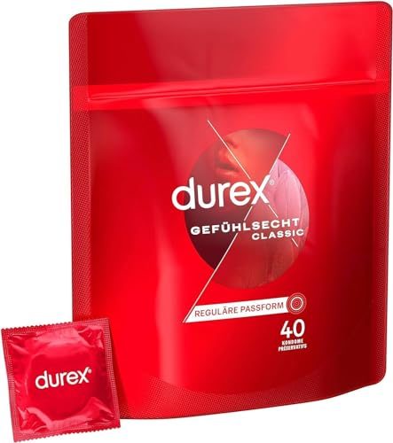 Durex Feeling Sensitive Kondome Sparpack, 40 Stück