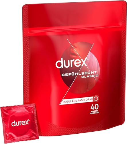 Durex Feeling Sensitive Kondome Sparpack, 40 Stück