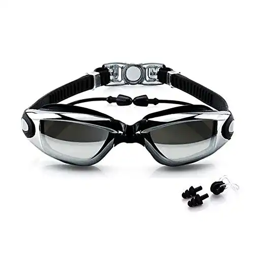 Schwimmbrille Beeway Premium mit Anti-Fog-Schutz und UV-Schutz