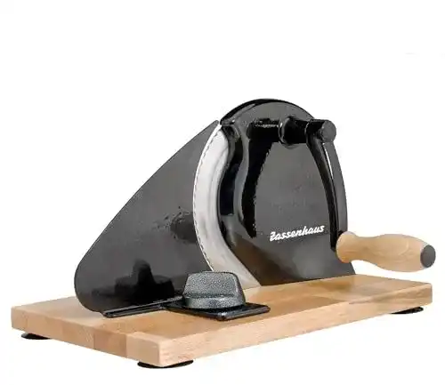 Manuelle Brotschneidemaschine Zassenhaus Classic in Schwarz