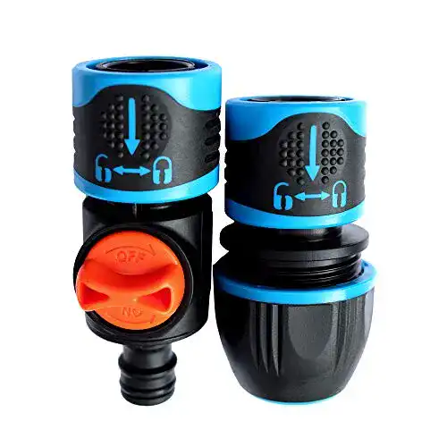Schlauchkupplung Grüntek Schlauchverbinder und Connector Set mit Wasserstop