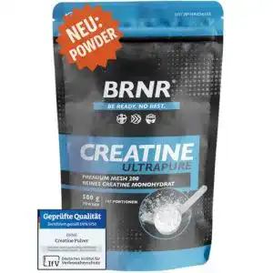 Creatin Monohydrat Pulver von Brnr – 500g reines Creatin-Pulver