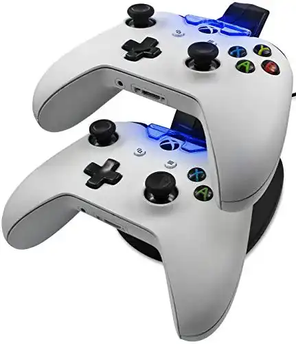 Eaxus Ladestation für 2 Xbox One Controller mit LED Beleuchtung