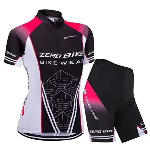 Fahrradbekleidung für Damen von ZEROBIKE Atmungsaktives Set