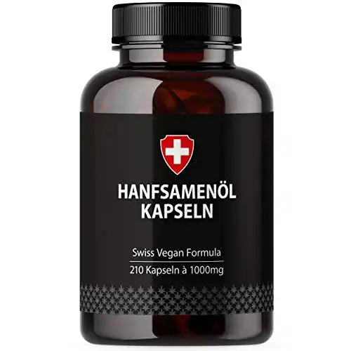 Hanföl-Kapseln Active Swiss Hanföl in Softgel-Kapseln mit 1000mg pro Kapsel