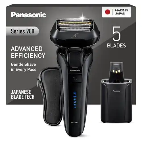 Nass-Trocken-Rasierer Panasonic Series 900 mit Scherkopf und Trimmer