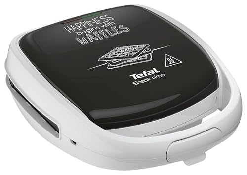 Tefal Waffeleisen SW341112 Snack Time mit Antihaftplatten und Kontrollleuchte