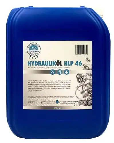 Hydrauliköl HLP 46 UINCLU ISO VG 46 nach DIN 51524 Teil 2, 20 Liter