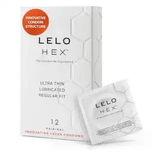 Kondom LELO HEX Original ultradünn mit verbesserter Rutschfestigkeit