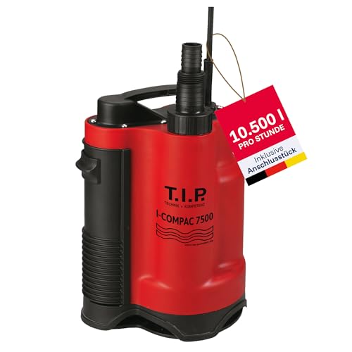 T.I.P. I-Compac 7500 Drainage-Tauchpumpe für Schmutzwasser